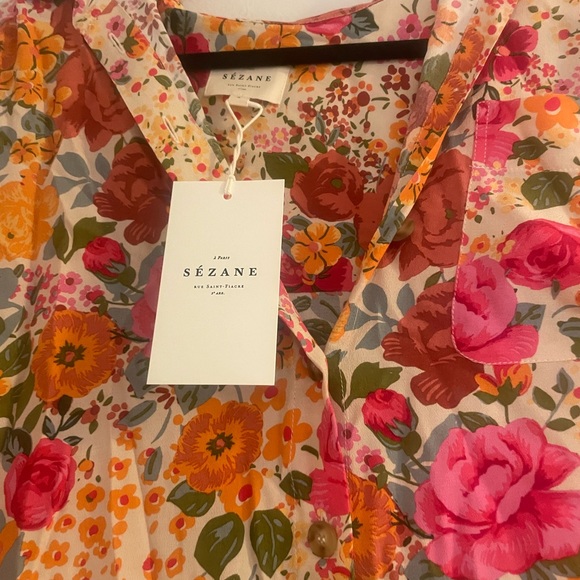 NWT Sezane Robe courte Sofia - Picture 4 of 4